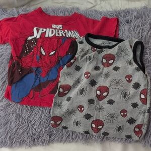 Marvel Red and Gray Spider-Man Apparel Set